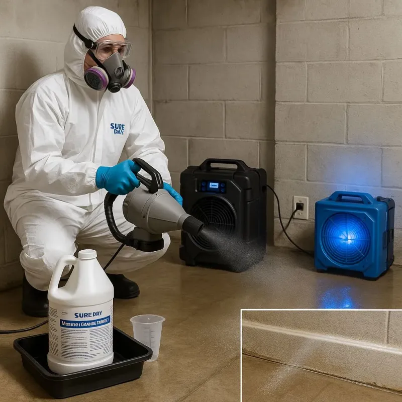 Sanitization and Odor Removal process in Wonder Lake, IL