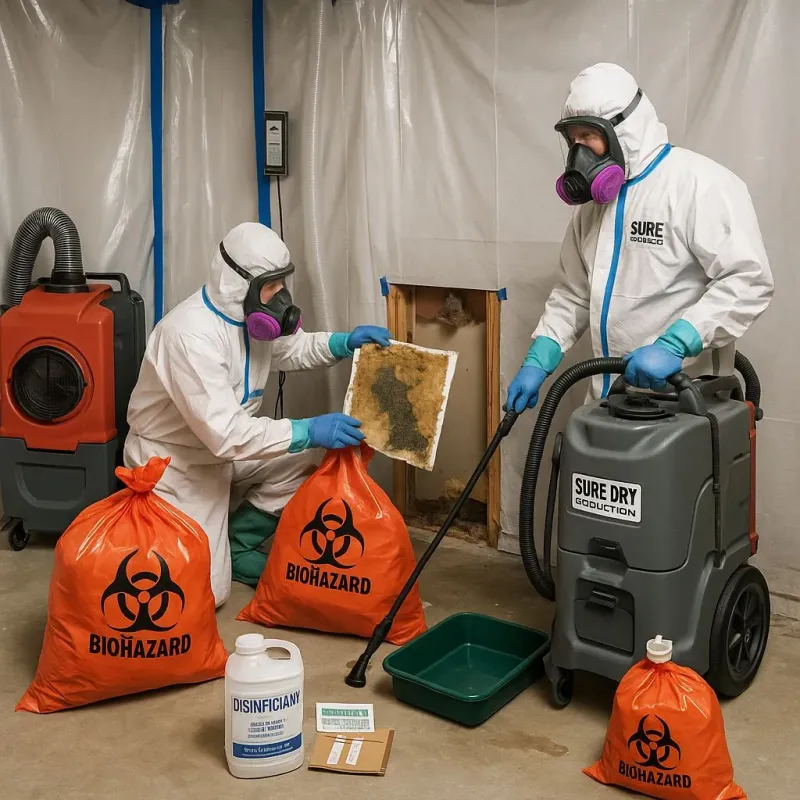 Contaminated Water Handling Protocols process in Wonder Lake, IL